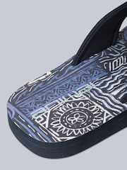 Animal Blue Ink Womens Swish Flip Flops - Image 5 of 5