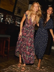 Boden Pink Vanessa Wrap Jersey Maxi Dress - Image 1 of 6