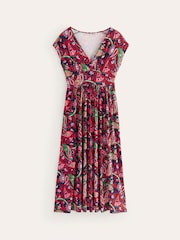Boden Pink Vanessa Wrap Jersey Maxi Dress - Image 6 of 6