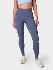 Sweaty Betty Endless Blue Full Length Power UltraSculpt High Waist Workout Leggings - Image 2 of 8