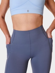 Sweaty Betty Endless Blue Full Length Power UltraSculpt High Waist Workout Leggings - Image 5 of 8