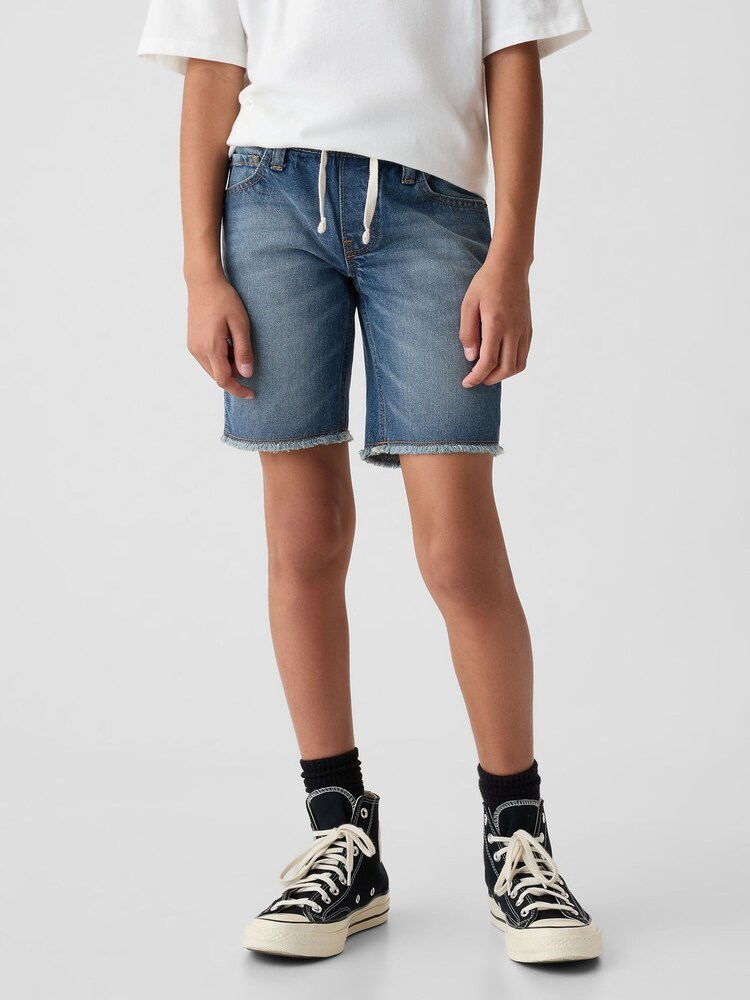 Gap Blue Denim Pull On Shorts (4-13yrs) - Image 1 of 1