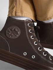 Converse Brown Suede Chuck Taylor All Star Pro Trainers - Image 2 of 16