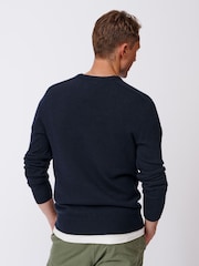 Aubin Eastbourne V-Neck Merino Wool Jumper - Image 2 of 8