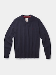 Aubin Eastbourne V-Neck Merino Wool Jumper - Image 5 of 8