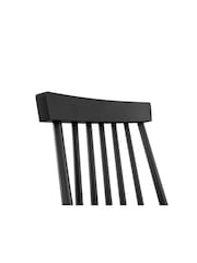 Julian Bowen Set of 2 Black Alassio Spindle Back Dining Chairs - Image 4 of 5
