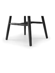 Julian Bowen Set of 2 Black Alassio Spindle Back Dining Chairs - Image 5 of 5