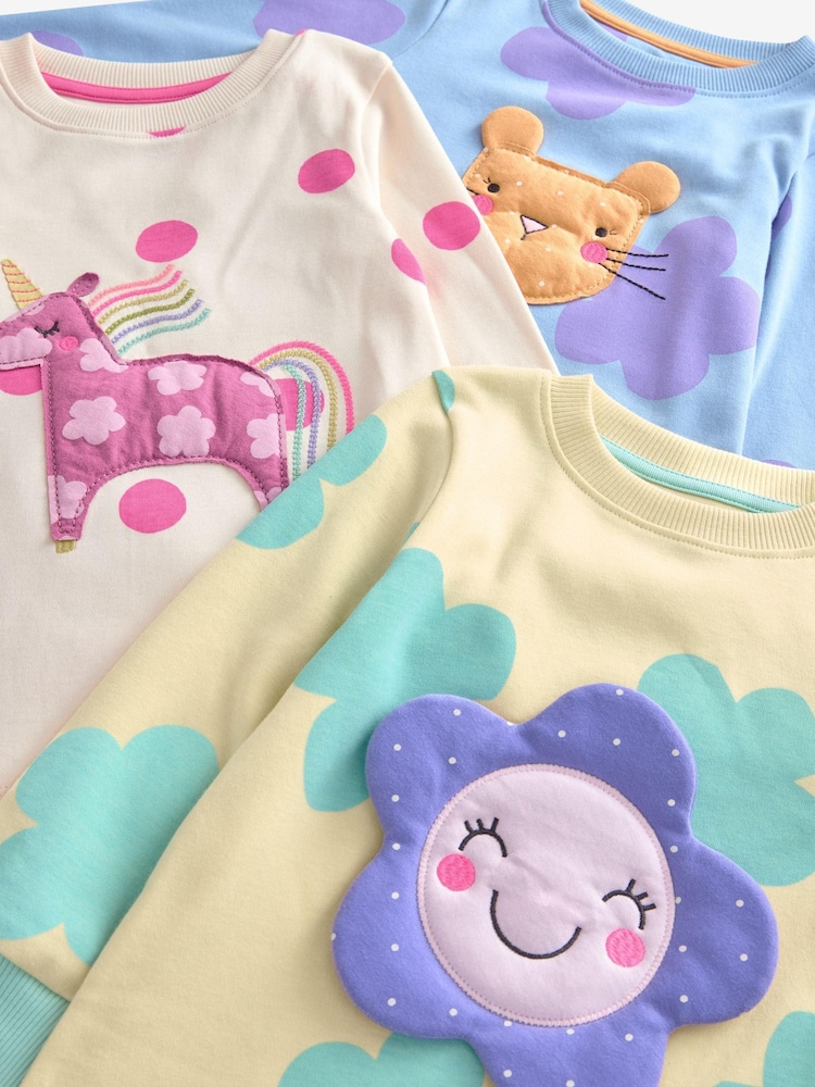 Pastelna mačka/ enorožec/ cvet - Pižama z dolgimi rokavi Snuggle Pyjamas 3 Pack (9mths-16yrs) - Slika 11 iz 11 Pastelna mačka/ enorožec/ cvet - Pižama z dolgimi rokavi Snuggle Pyjamas 3 Pack (9mths-16yrs) - Slika 11 iz 11