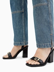 AllSaints Black Pamela Sandals - Image 1 of 6