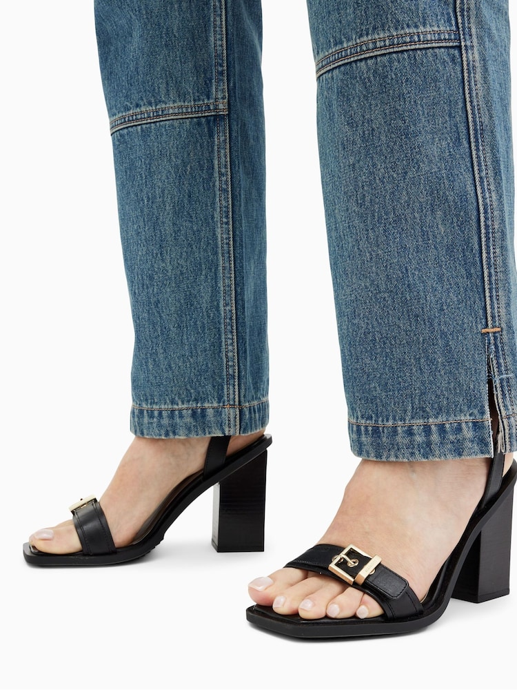 AllSaints Black Pamela Sandals - Image 1 of 6 AllSaints Black Pamela Sandals - Image 1 of 6