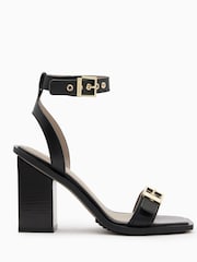 AllSaints Black Pamela Sandals - Image 2 of 6