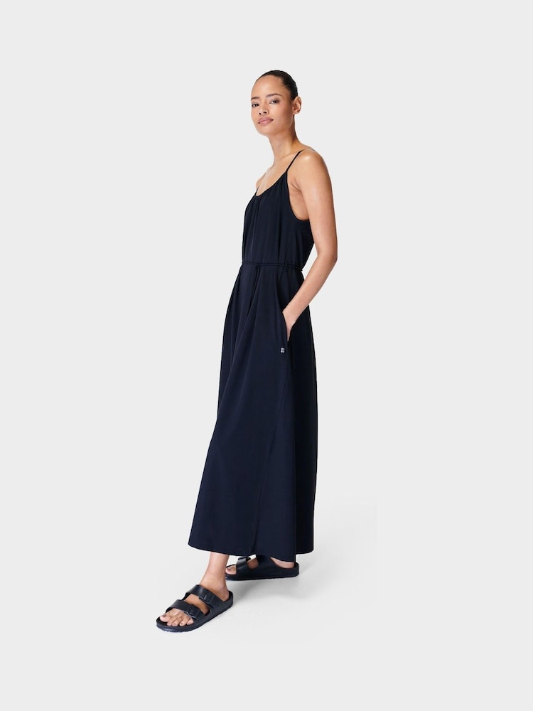 Sweaty Betty Black Explorer Strappy Summer Dress - Image 2 of 7