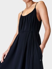 Sweaty Betty Black Explorer Strappy Summer Dress - Image 3 of 7