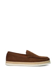Dune London Brown Bountii Detail Classic Espadrilles - Image 4 of 7