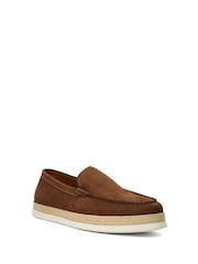 Dune London Brown Bountii Detail Classic Espadrilles - Image 5 of 7