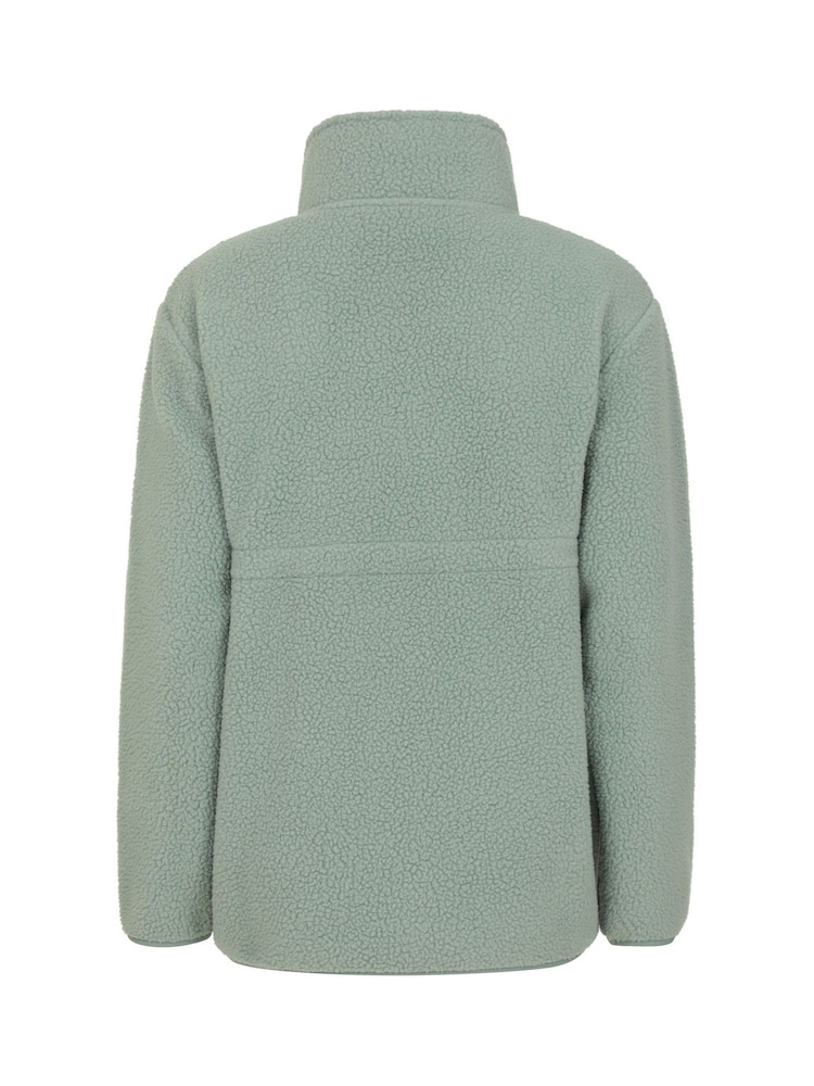 Mountain Warehouse Green Cosy Maternity Borg Half-Zip Fleece - Image 5 of 5