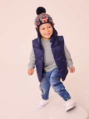 Reindeer Christmas Reindeer Knitted Inca Hat (3mths-13yrs) - Image 2 of 5