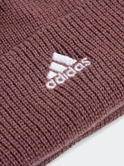adidas Dark Purple Beanie Winter Hat - Image 3 of 4