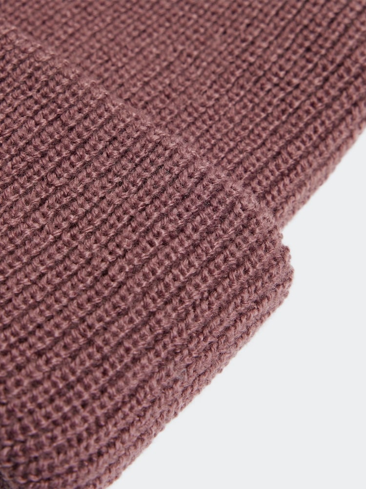 adidas Dark Purple Beanie Winter Hat - Image 4 of 4