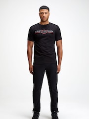 Zavetti Canada Black Daratini Woven Cargo Trousers - Image 1 of 6