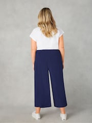 Live Unlimited Blue Curve Pull-On Cropped Trousers - Image 2 of 4
