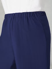 Live Unlimited Blue Curve Pull-On Cropped Trousers - Image 3 of 4