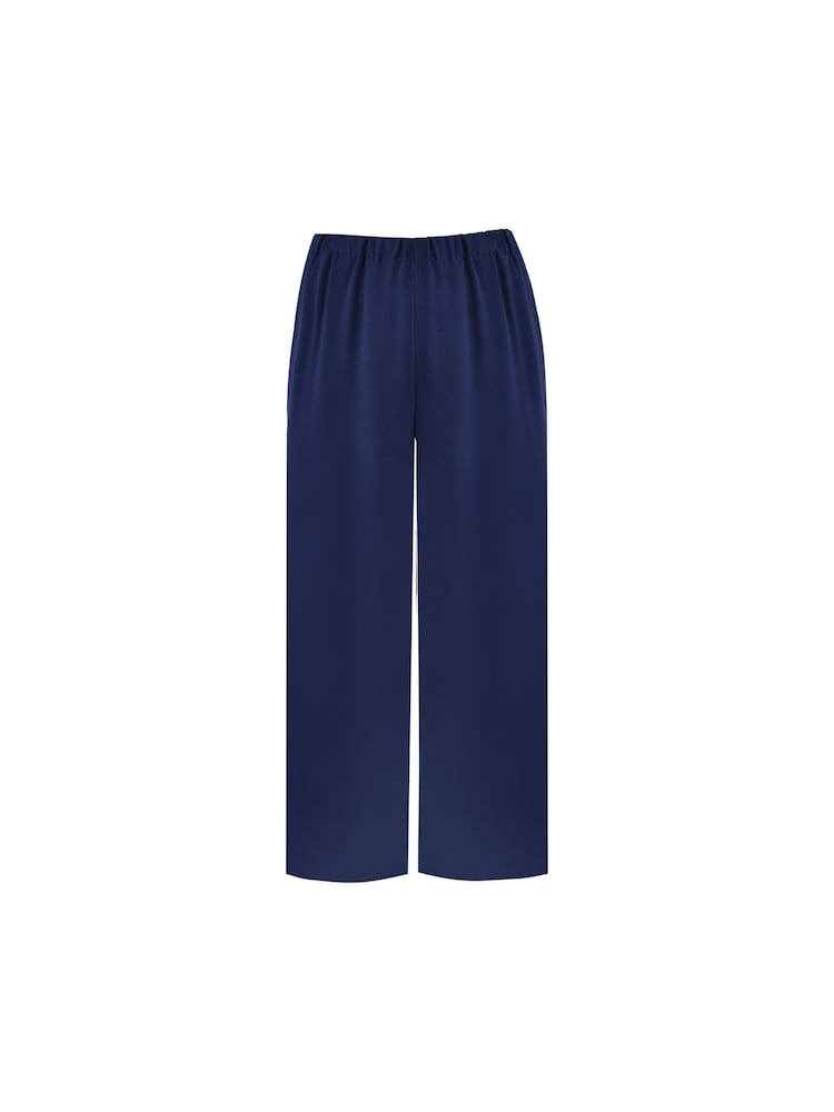 Live Unlimited Blue Curve Pull-On Cropped Trousers - Image 4 of 4
