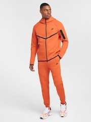 Oranžová - Funkčné flaušové tepláky Nike - Obrázok 3 z 8