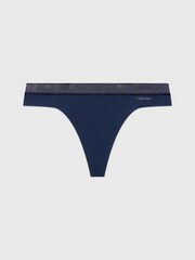 Blau - Calvin Klein Single Tanga, Uni - Bild 4 von 4