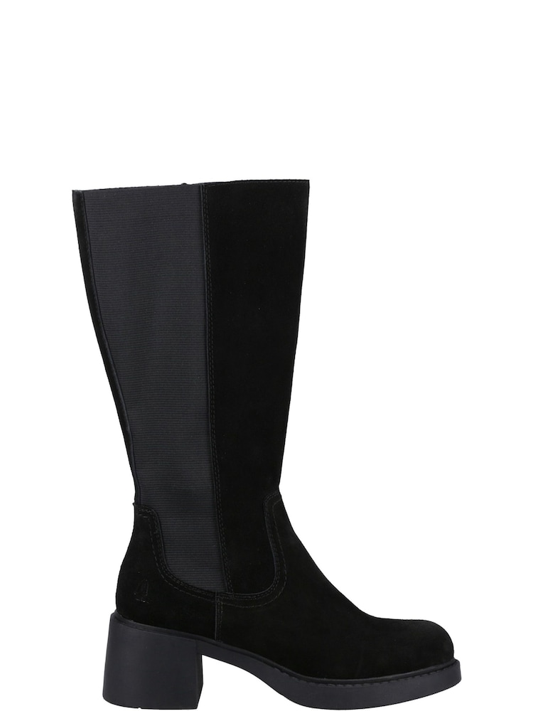 Hush Puppies Arabella Black Long Boots - Image 1 of 4