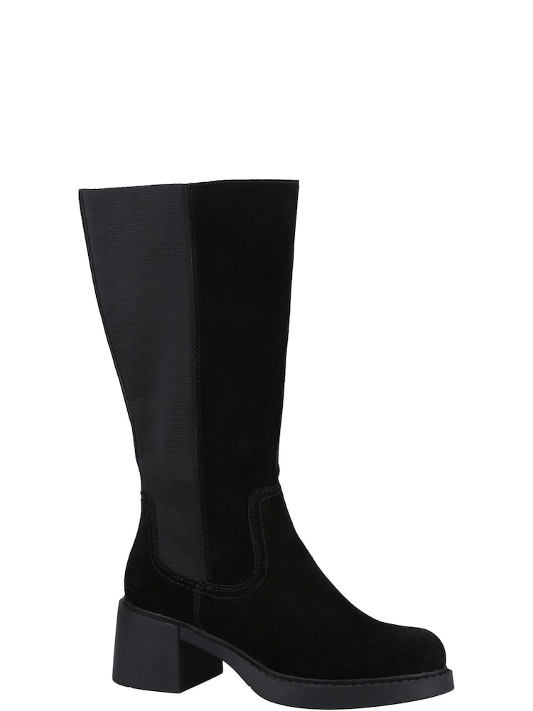 Hush Puppies Arabella Black Long Boots - Image 2 of 4