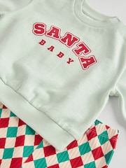 Bright Santa Baby Christmas Cosy Sweatshirt and Joggers Set (0mths-2yrs) - Image 10 of 14