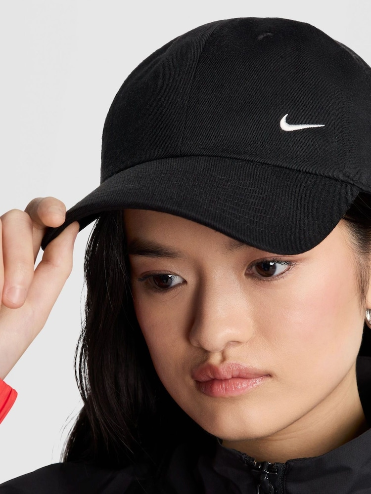 Nike Black Club Unstructured Curved Bill Cap - Image 1 of 8
