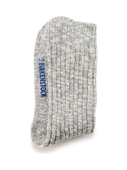 Birkenstock Grey 100% Cotton Slub Socks - Image 6 of 7