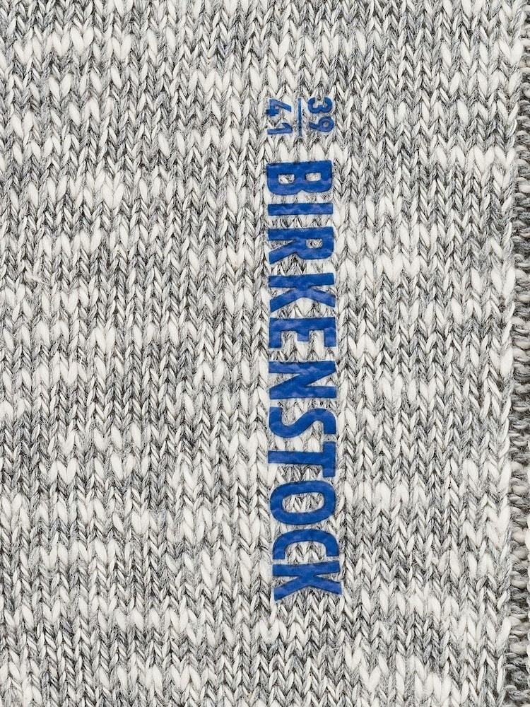 Birkenstock Grey 100% Cotton Slub Socks - Image 7 of 7