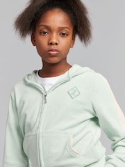 Juicy Couture Kapuzenjacke aus Frottee mit Reißverschluss - Bild 3 von 4