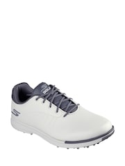 Skechers Cream Mens Go Golf Tempo Grip Flex Shoes - Image 2 of 3