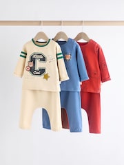 Varsity Bear Baby Top and Leggings 6 Piece Set - Image 1 of 1