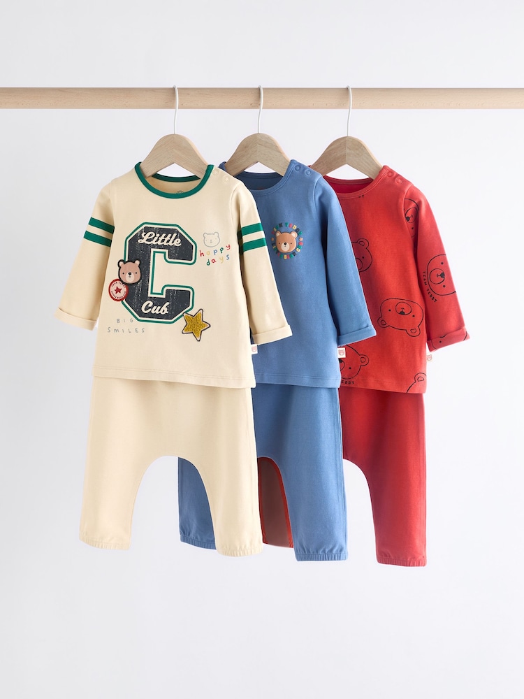 Varsity Bear Baby Top and Leggings 6 Piece Set - Image 1 of 1