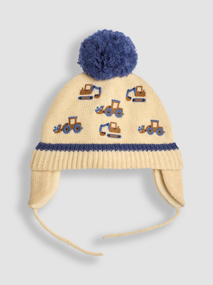 JoJo Maman Bébé Cream Embroidered Hat - Image 1 of 3 JoJo Maman Bébé Cream Embroidered Hat - Image 1 of 3
