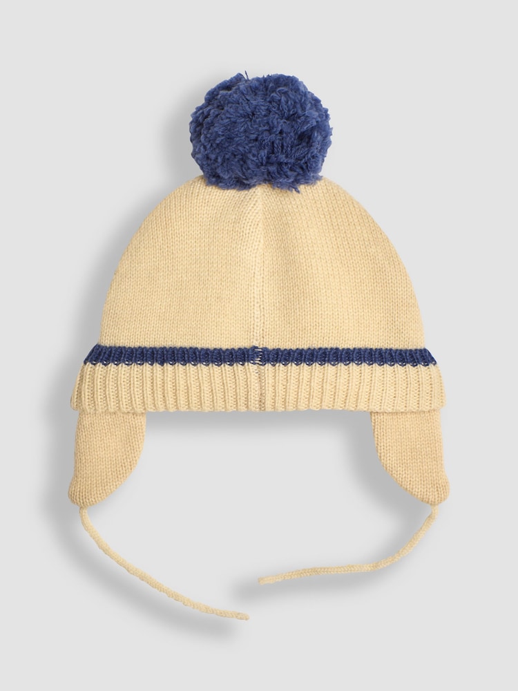 JoJo Maman Bébé Cream Embroidered Hat - Image 2 of 3 JoJo Maman Bébé Cream Embroidered Hat - Image 2 of 3