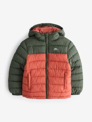 Trespass Kids Green Oskar Padded Jacket - Image 4 of 6