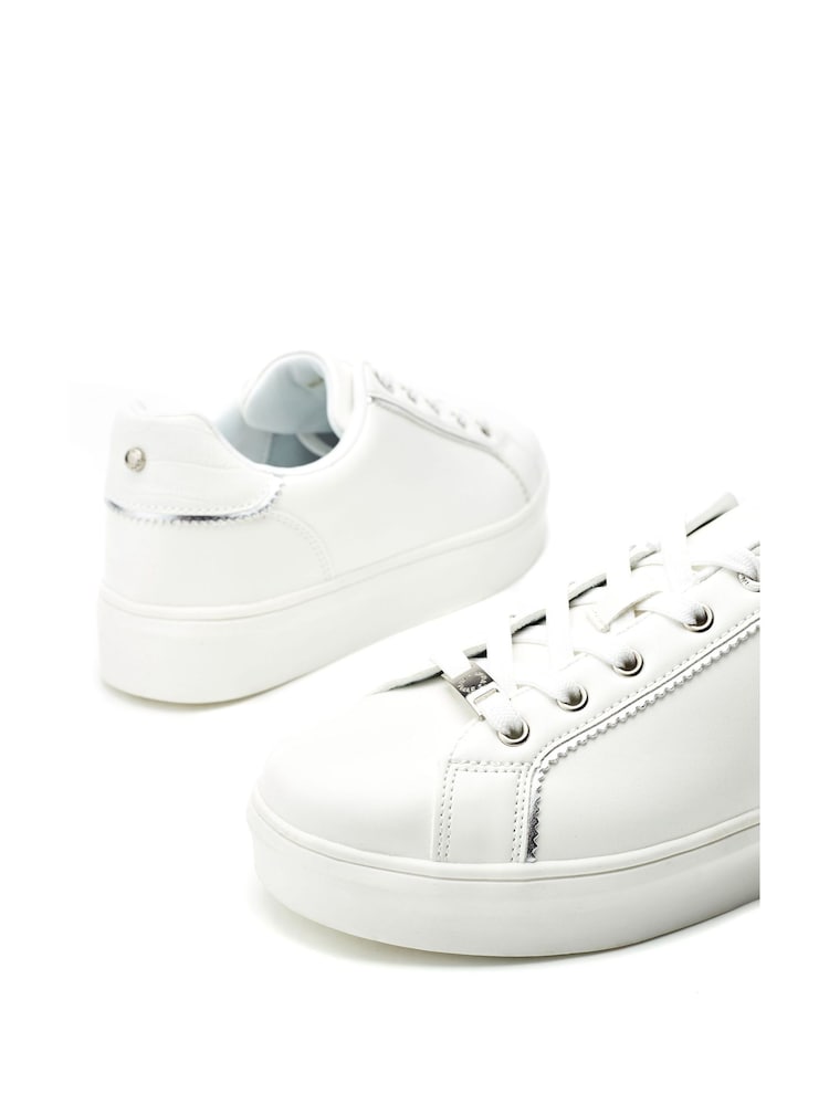 Moda in Pelle Belammy Scalloped Detail Trainers - Image 4 of 4