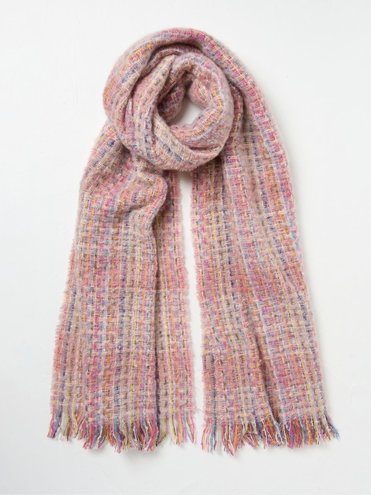 FatFace Penny Multi Check Scarf - Image 1 of 2