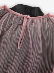 Pink 2-in-1 Mesh Party Dress (3-16yrs) - Image 8 of 9