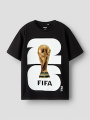 Name It Black FIFA Football World Cup Short Sleeve T-Shirt - Image 1 of 2