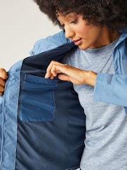 Regatta Blue Daysha Waterproof Shell Jacket - Image 4 of 8