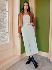 Ro&Zo Brown Suede Jacket - Image 3 of 8