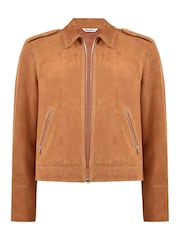 Ro&Zo Brown Suede Jacket - Image 8 of 8