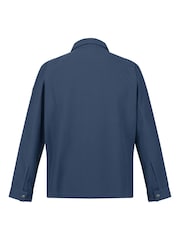 Regatta Blue 100% Cotton Jayden Cargo Shacket - Image 5 of 7